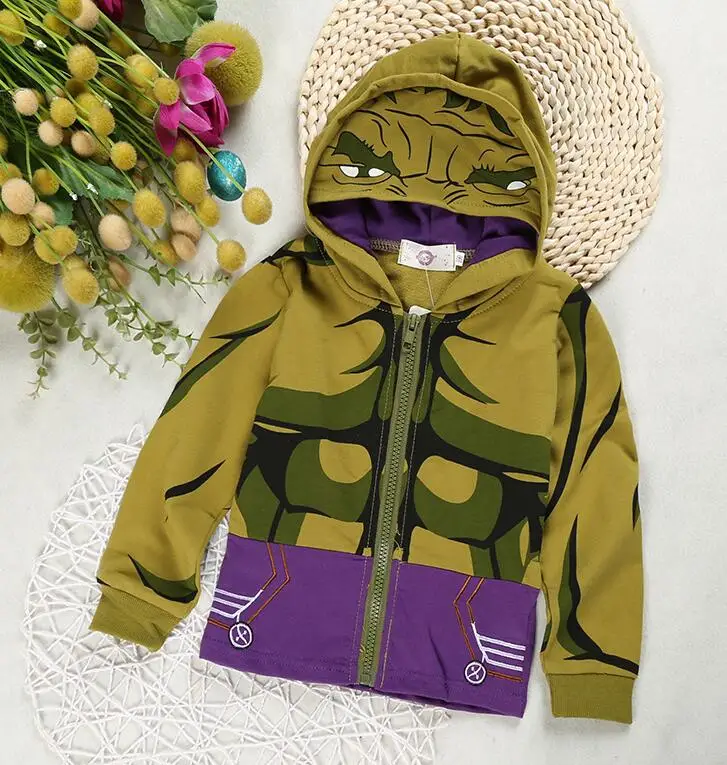Осенне-зимняя куртка «мстители» для мальчиков «Железный человек», куртка с капюшоном «Человек-паук», детская теплая верхняя одежда, пальто, детская одежда, От 3 до 8 лет - Цвет: as photo