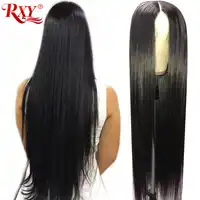 RXY 13x6 Lace Front Wig Glueless Lace Front Human Hair Wigs For Black Women Brazilian Straight Lace Frontal Wig Pre Plucked Remy