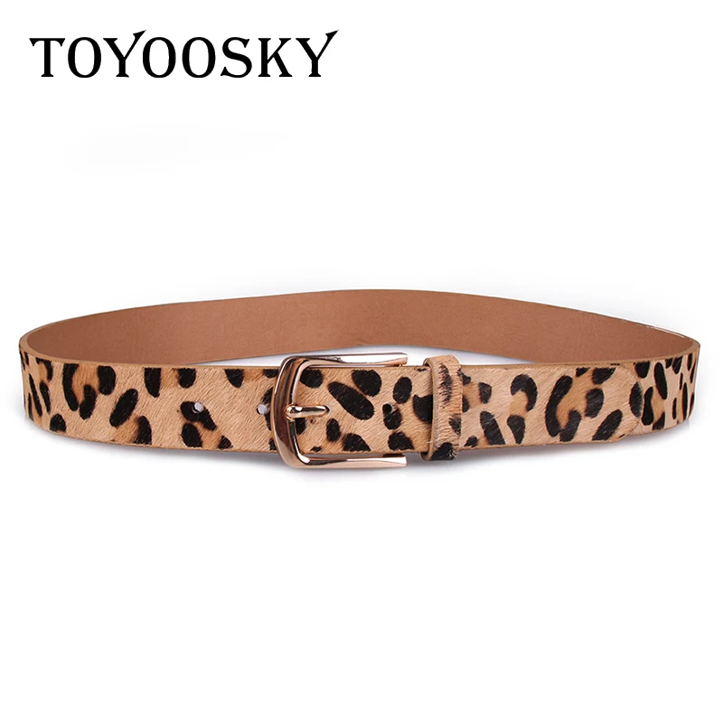 

2019New Arrival PU Leather Leopard Print Belt Vintage Sexy All-match Alloy Pin Buckle Women Strap Waist Belt for Western Cowgirl