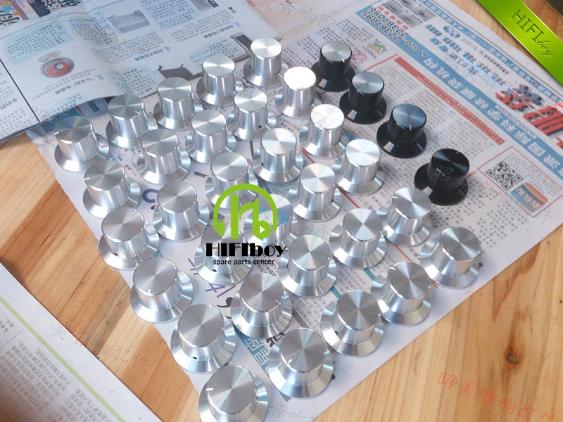 karaoke amplifier HIFI audio amp Aluminum Volume knob 1pcs Diameter 38mm Height 26mm amplifier Potentiometer knob turntable amplifier