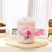 Флисовая наволочка для новорожденных с объемным рисунком, детское одеяло, пеленки для новорожденного, мягкое ворсовое одеяло из мягкого флиса