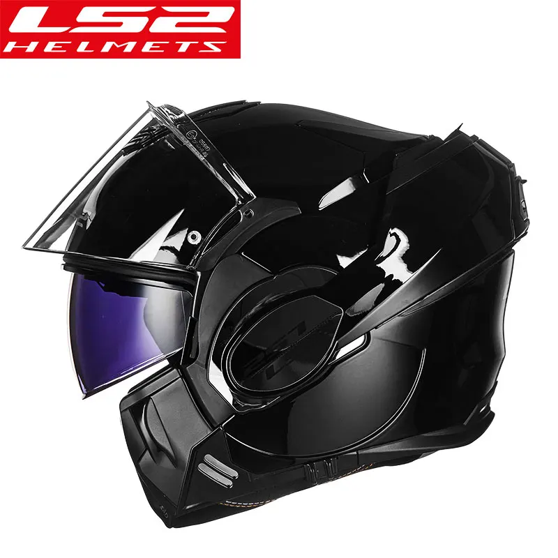 LS2 Полный лицевой шлем мото rcycle шлем casco moto capacetes de moto ciclista двойной объектив capacete FF399 - Цвет: 5