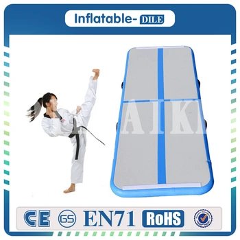 

Free Shipping 3x1x0.1m(9.8ft*3.3ft*0.33ft) Inflatable Air Track Gym Equipment Tumble Track Yoga Mat Inflatable Gymnastics Mat