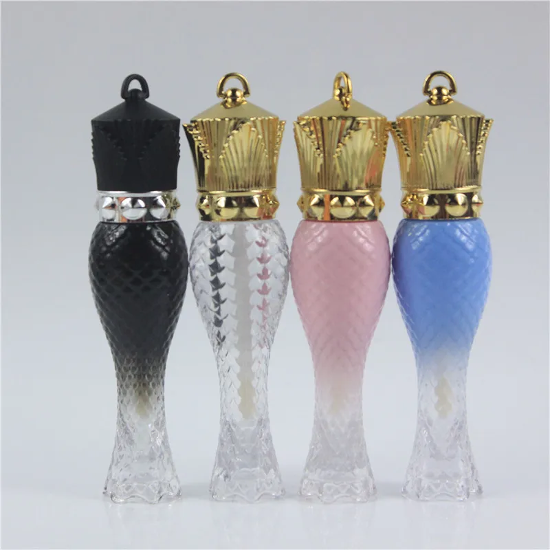 

50pcs/lot 6ml Beauty Shape Empty Lip gloss Tube, Lipgloss Container DIY, Queen Transparent Empty lipgloss bottle