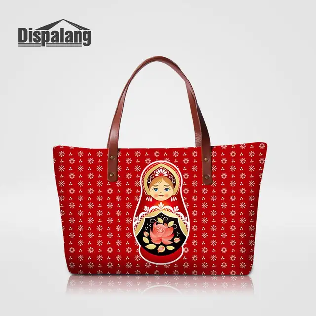 Details about   Personalised Handpainted Mini Jute Russian Doll Matryoshka Handbag Hand Bag 