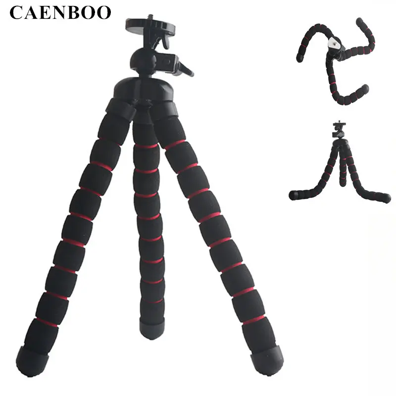 CAENBOO Universal Flexible Tripod Camera Octopus Monopod Portable Mount