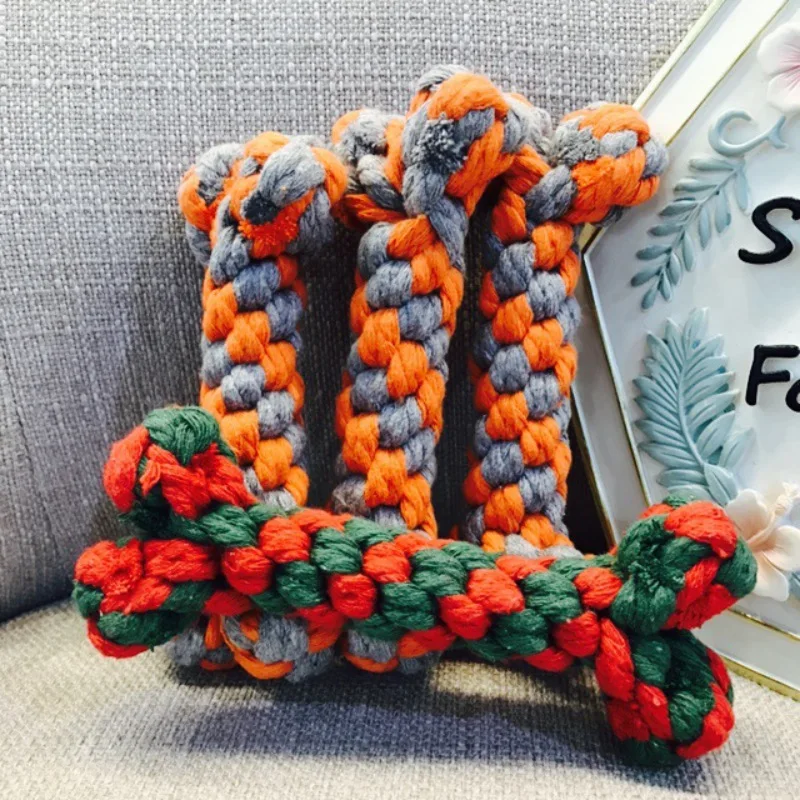 

Dog Toys Funny Rope Toys For Small Puppy Dogs Pet Chew Toys Pet Supplies Random Colors