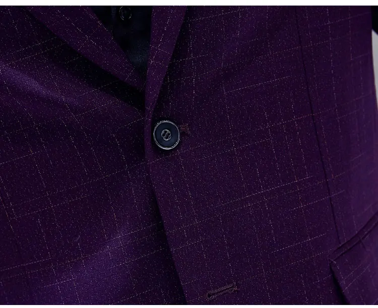 Высокое качество клетчатый полосатый костюм Мужская куртка Азиатский Размер s m l XXXL 4XL бизнес Банкетный мужской пиджак