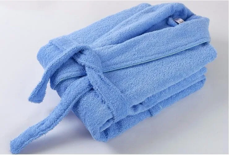 sólido toalha sleepwear longo banho robe quimono
