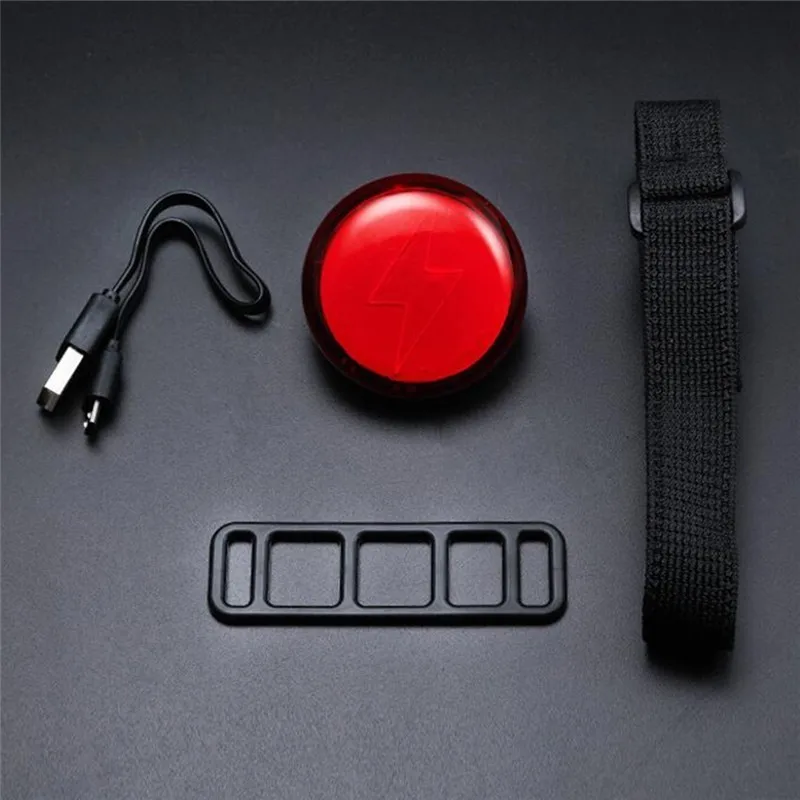 Cheap Cob Cycling Light Multi-function Warning Safety Light For Bicycle Running Usb Rechargeable Bike Rear Light Bicycle Light Lantern 7