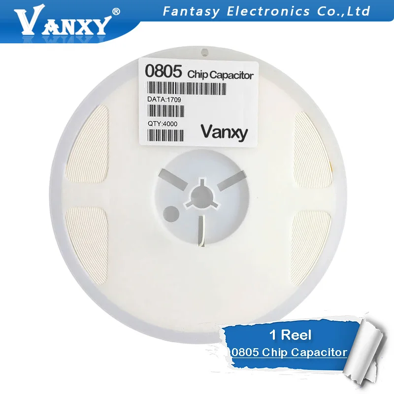 1 катушка 4000 шт 0805 smd конденсатор керамический 1PF 10UF 4.7PF 6.8PF 330PF 680PF 22NF 33NF 220NF мкФ 2 4 7 10