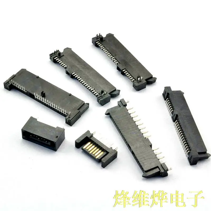

SATA socket computer connector SATA HDD connector socket with double column 7P 7P + 15P