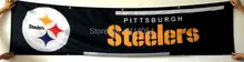 Pittsburgh Steelers Flagge 240X60 CM Banner 100D Polyester 2X8 FT flagge messing ösen 001, freies verschiffen