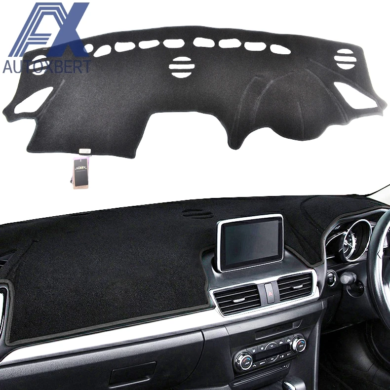 

AX Xukey Fit For Mazda 3 Axela Dashmat Dash Mat Dashboard Cover 2014 2015 2016 2017 2018 Pad Sun Shade Dash Board Cover Carpet