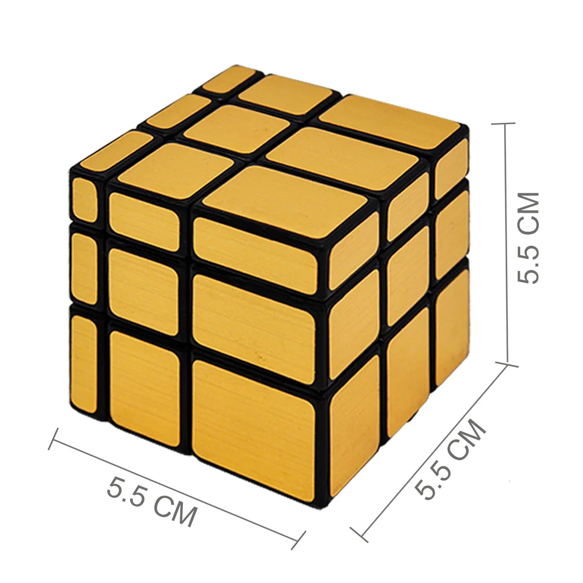 Зеркальный куб 3x3x3, волшебный куб, Скорость головоломки обучающие игрушки для детей серебряные/Золотые cubo magico profissional зеркало блоки