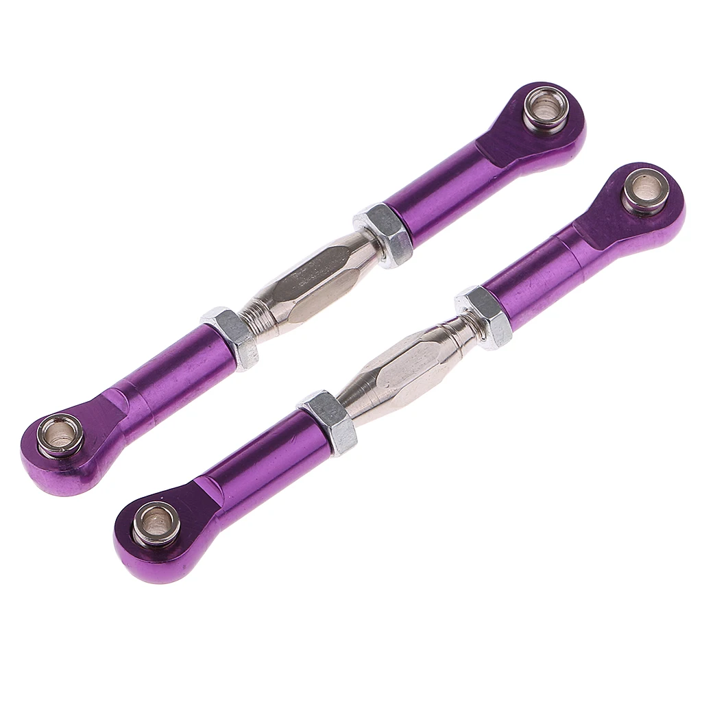 6Pairs Metal Front Rear Link Rods Linkage Turnbuckle 166617 166017 106017 for Redcat HSP RC Truck