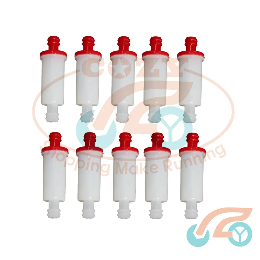 10 x Inline Fuel Filter For Polaris Sportsman Magnum Snowmobile Rep