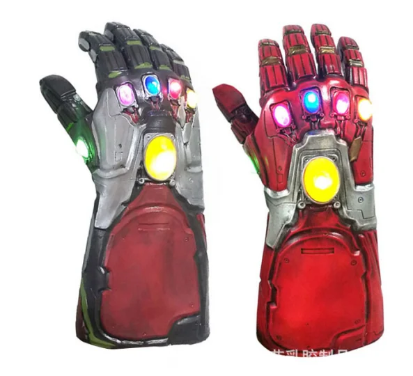 

Ron Man Infinity Light Up Luminous Gauntlet Avengers 4 Endgame Thanos Gloves Arms Marvel Superhero Weapon Cosplay Props