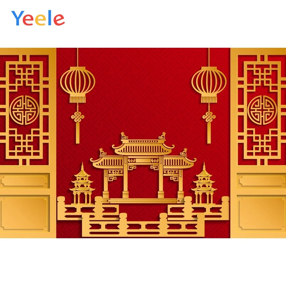

Yeele Chinese Elements Scene Wall Wedding Screen Photography Backgrounds Personalized Photographic Backdrops For Photo Studio