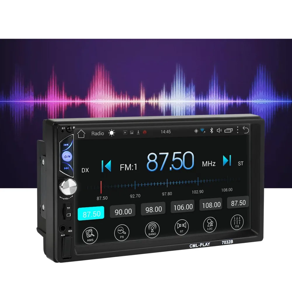 Discount 7" 2din Car Radio DVD MP5 player Digital Touch screen Android Multimedia player Autoradio Support Rear camera wifi RDS AM GPS 11