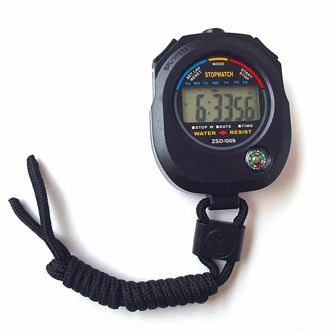 

Handheld Sports Stopwatch Digital LCD Sports Stopwatch Chronograph Counter Timer with Strap Professional