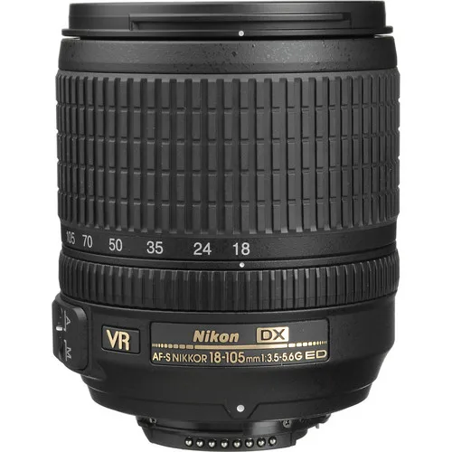 Nikon 18-105mm f/3,5-5,6G ED VR объектив AF-S DX Nikkor Объективы для Nikon D3200 D3300 D3400 D5200 D5300 D5500 D90 D7100 D7200 D500