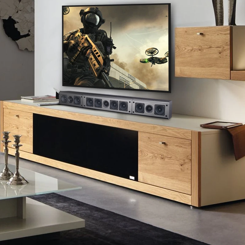 CAV SP950CS High-end Home Theater 5.0 DTS Wooden Passive Speaker Center Surround Sound Speakers System Coaxial Transmission