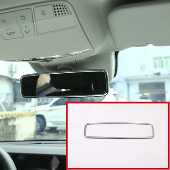 

Stainless Steel Interior Rearview Mirror Frame Cover Trim Accessories For Mercedes Benz W213 E Class 2016 2017 Car-styling