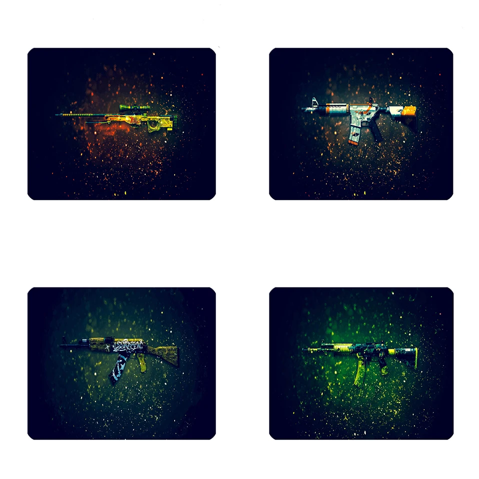 CS GO Counter Strike Global Offensive Gun Mouse Pad Gamer Gaming