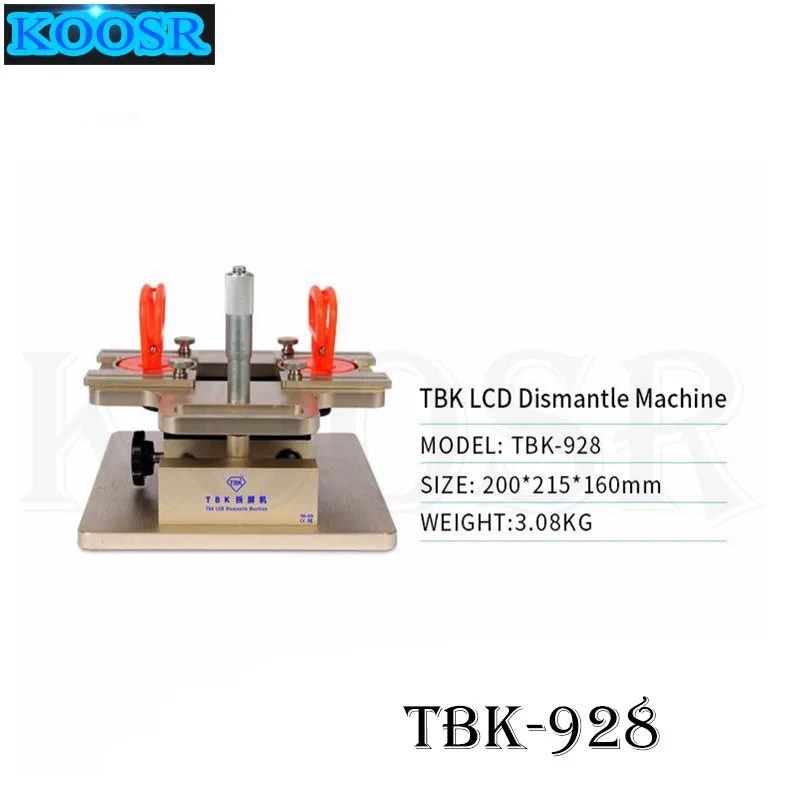 

TBK-928 LCD touch screen Dismantle Machine for Samsung A-frame Separator Manual precision demolition machine
