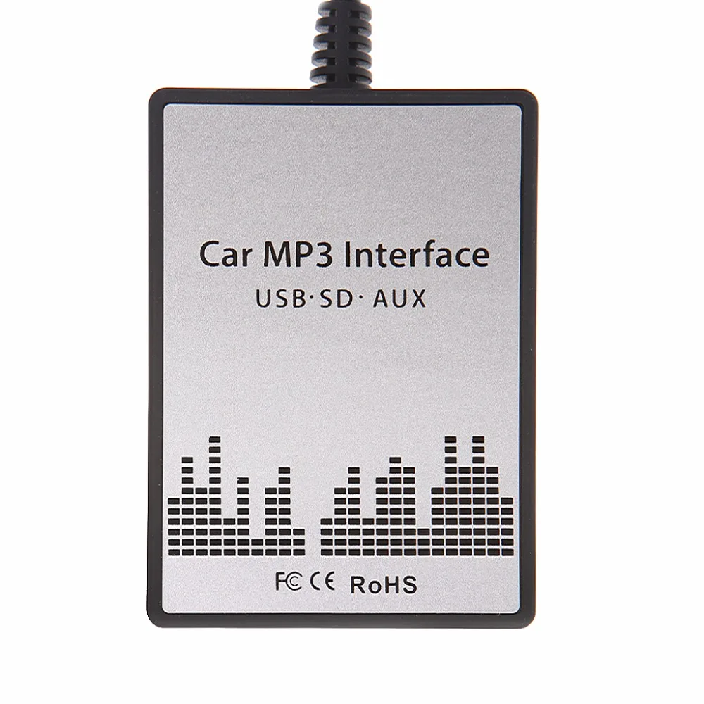 USB SD AUX Автомобильный mp3 плеер Музыкальный CD Changer аудио адаптер для peugeot 307 407 Citroen C4 C5 RD4 12PIN интерфейс