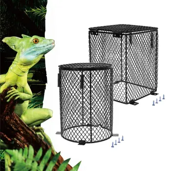 

Reptile Heater Guard Heating Bulb Lamp Enclosure Cage Protector Metal Mesh Lamp Cover