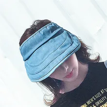 WEARZONE открытые летние джинсовые пляж спортивные Защита от солнца козырек черный Бейсбол Кепки Шляпы широкополые для женщин для Для женщин раза моды хип-хоп Кепки S