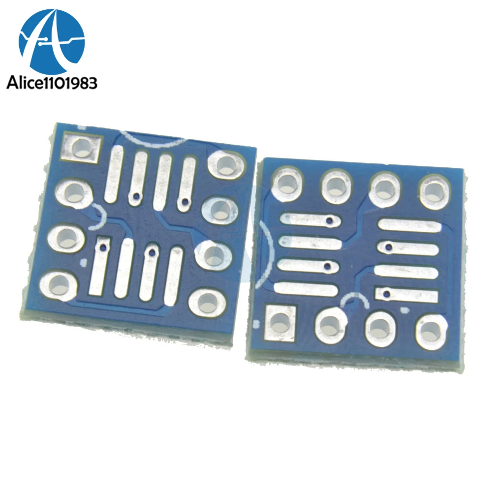 10 шт. SOP8 SO8 SOIC8 К DIP8 Interposer плата адаптер для печатной платы пластина Модуль Шаг ширина 7,62 мм шаг 2,54 мм DIY