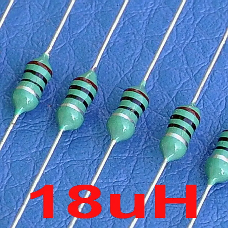 

( 50 pcs/lot) 18uH Axial Color Ring Fixed Inductor, 0307, 1/4W