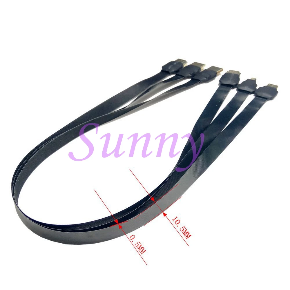 FPV Micro HDMI Mini HDMI degree Adapter 5cm-100cm FPC Ribbon Flat HDMI Cable Pitch 20pin for Multicopter Aerial Photography DIY