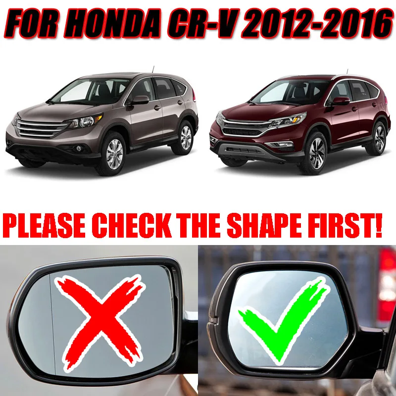 Для Honda CR-V CRV 2012 2013 заднего вида для боковой двери зеркало защита от дождя козырек защита для автомобиля Стайлинг украшение комплект