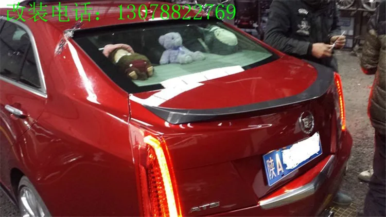 Подходит для Cadillac- ATS-l D3 ats изменение углеродного волокна заднее крыло задний спойлер крыло