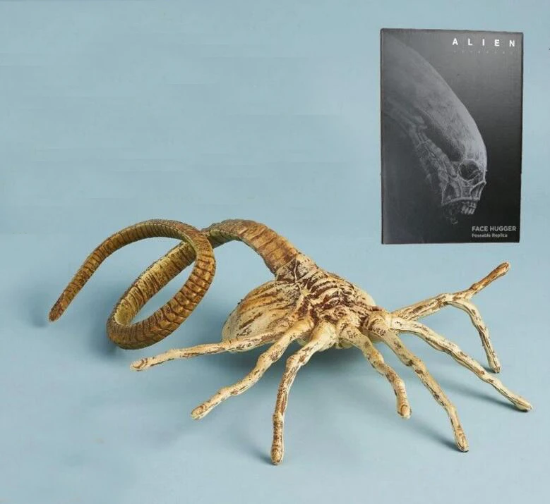

Alien Predator 1:1 Size Facehugger Cosplay Official Covenant Poseable Prop Replica Figure Toys