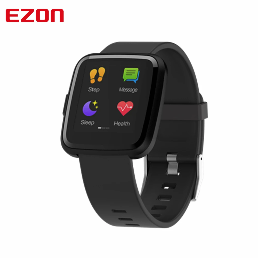 EZON Y7P Bluetooth Смарт часы 1 3 дюйма цветной сенсорный экран монитор артериального