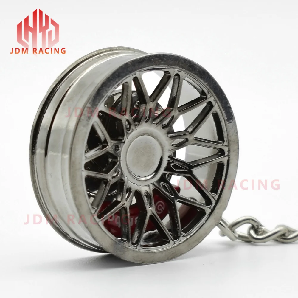 Горячая JDM Гоночный стиль кольцо для ключей автомобиля брелок для мотоцикла аксессуар брелок для ключей обод колеса брелок Мужская брелок