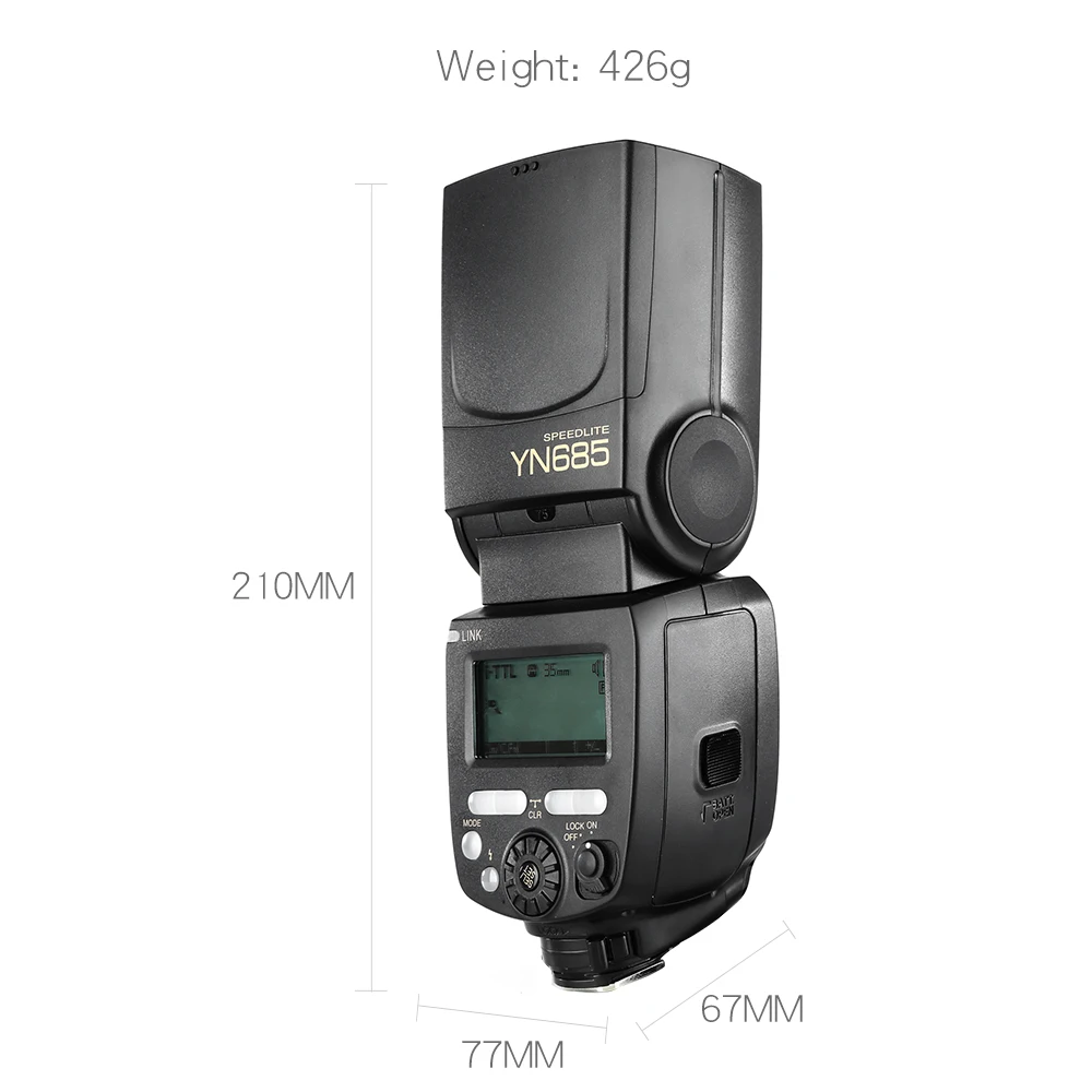 Светодиодная лампа для видеосъемки YONGNUO YN685 YN685C YN685N HSS ttl я ttl Беспроводной 2,4G Вспышка Speedlite для цифровой зеркальной камеры Canon Nikon Поддержка YN560IV YN560-TX RF605 RF603 II