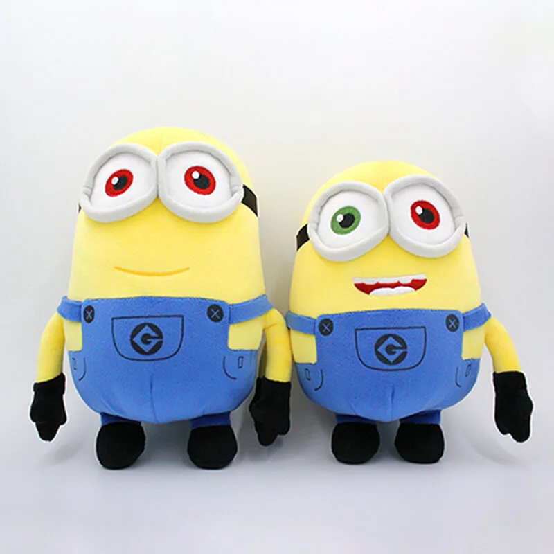 

4 Styles Cute Minions Soft Plush Toy Stuffed Anime Figure Doll Stitch Pillow Cushion Kawaii Pendant Kids Girl Baby Birthday Gift