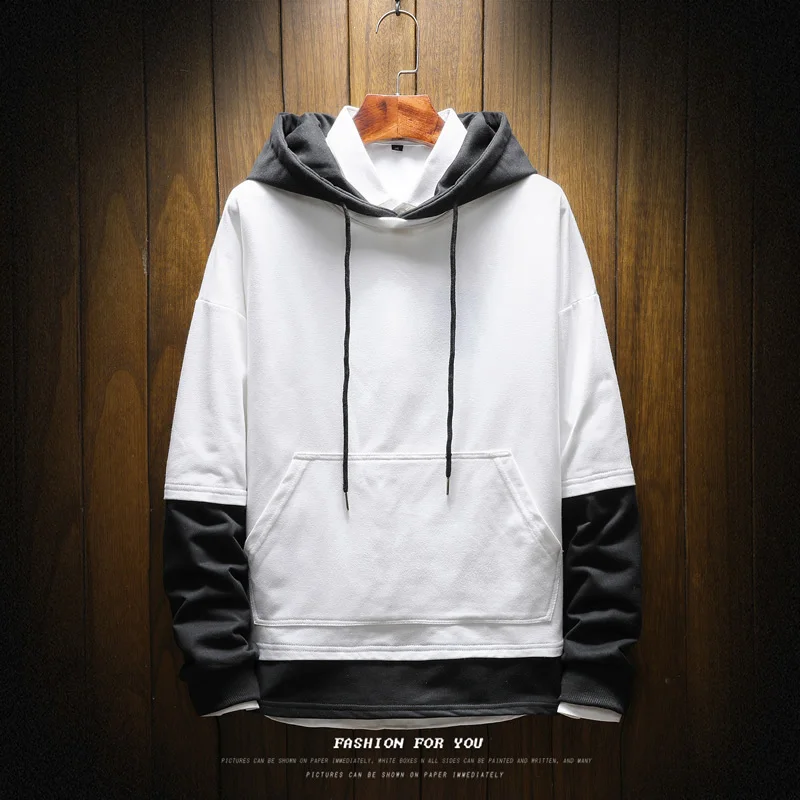 Spring New Hoodies Men Fashion Fresh Campus Style Solid Color Loose Wild Hooded Pullover Man Streetwear Sweatshirt Male Clothes Spring New Hoodies Men Fashion Fresh Campus Style Solid Color Loose Wild Hooded Pullover Man Streetwear Sweatshirt Male Clothes