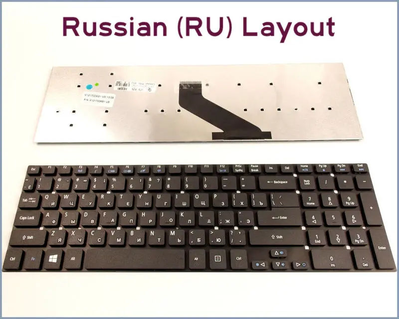 Клавиатура для ноутбуков Acer Aspire русская версия V121762FS4 V121702AS2 | Компьютеры и офис