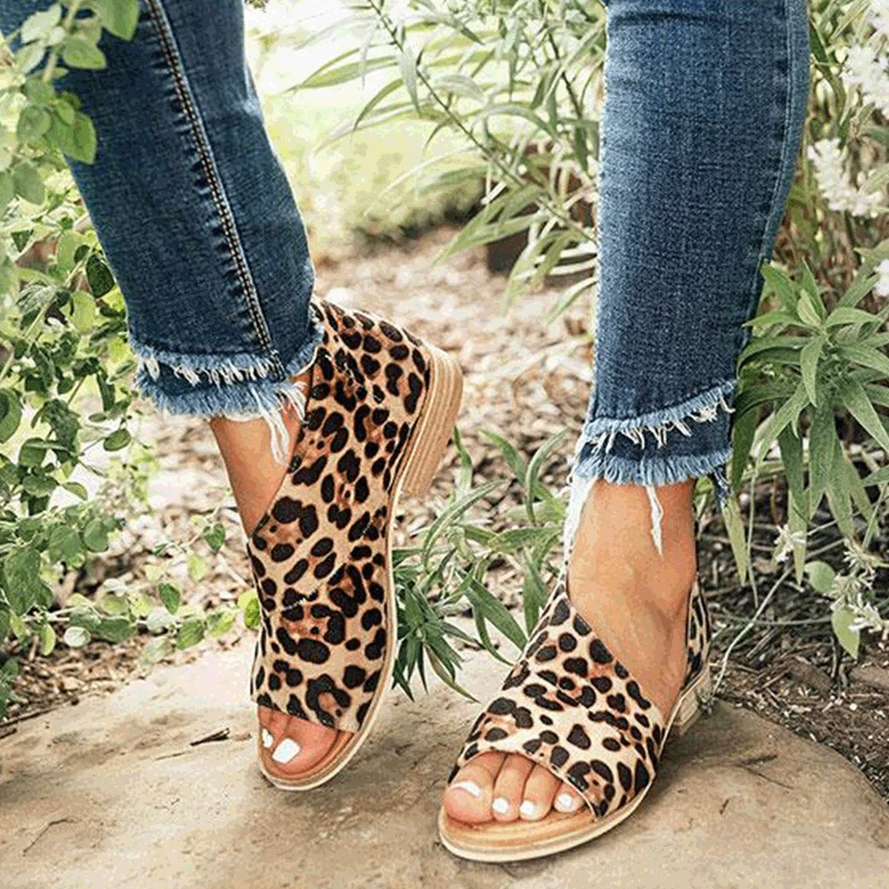 

Shallow Novelty Rome Gladiator Women Sandals Low Solid Peep Toe Boho Shoes Cover Heel Slip-On Elegant Casual Sandals PU