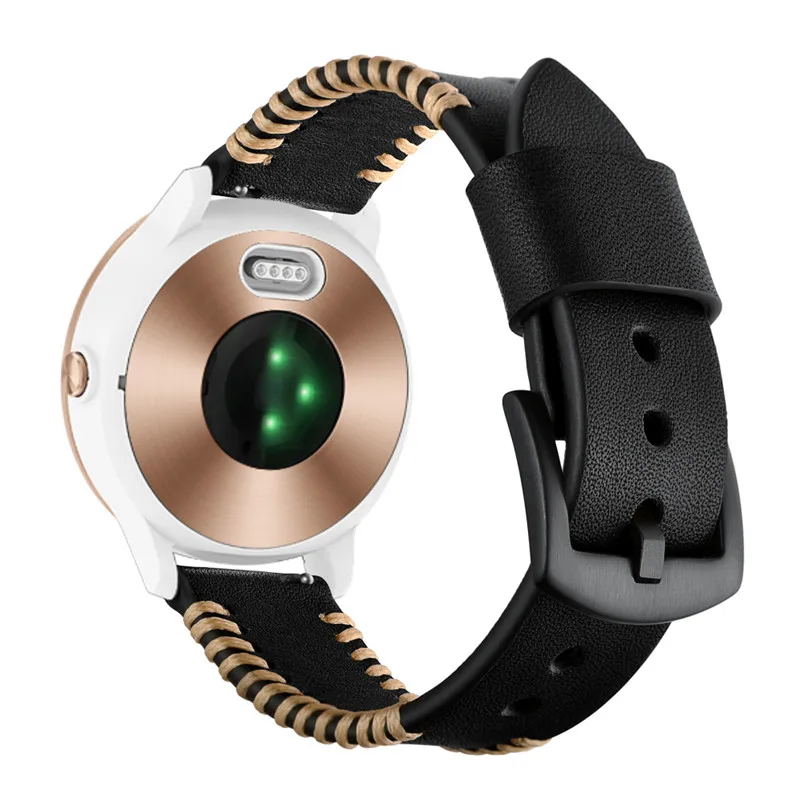 Кожаный браслет COMLYO для garmin CAME vivoactive 3 music Forerunner 645 245 ремешок спортивных смарт