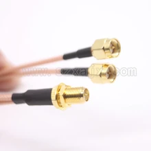 1Pcs 20cm RG316 RP-SMA Female to Y Type 2xRP-SMA Male Splitter Pigtail 8in US UN 