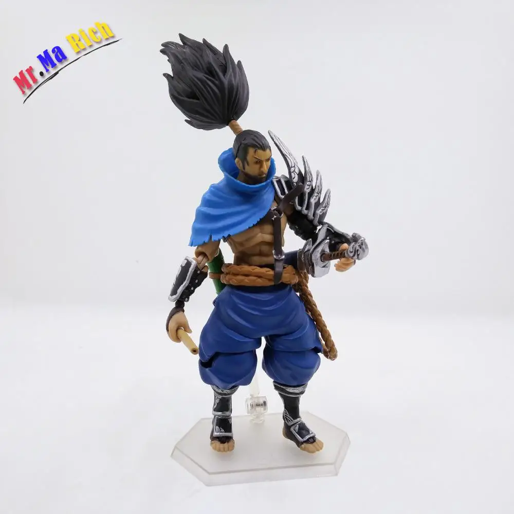 Аниме игра Yasuo ПВХ фигурка Коллекционная модель кукла игрушка 16 см Figma|pvc action