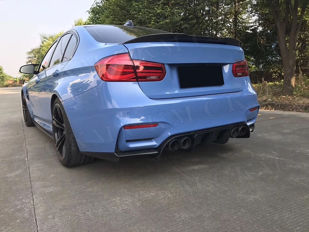 Спойлер для заднего бампера автомобиля из углеродного волокна диффузор BMW 3 Serises